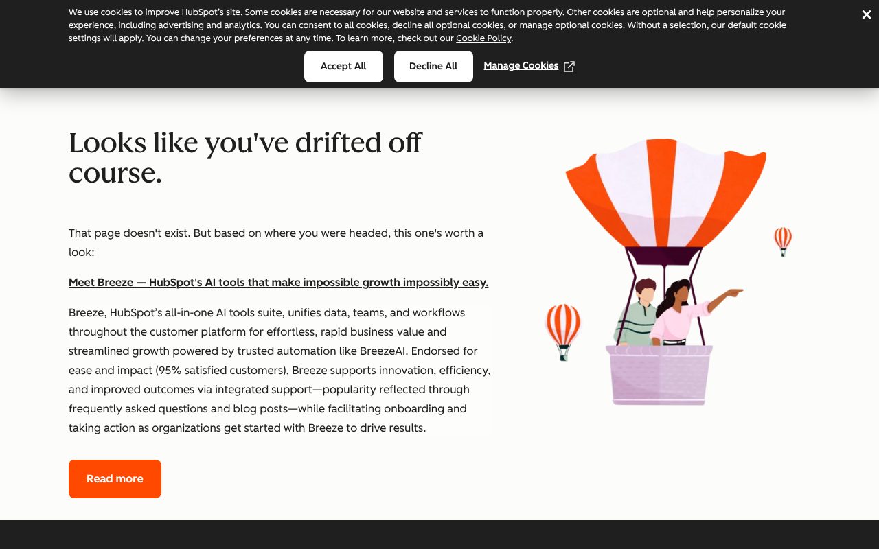 Clearbit homepage - B2B data enrichment and visitor identification, now part of HubSpot's Breeze Intelligence